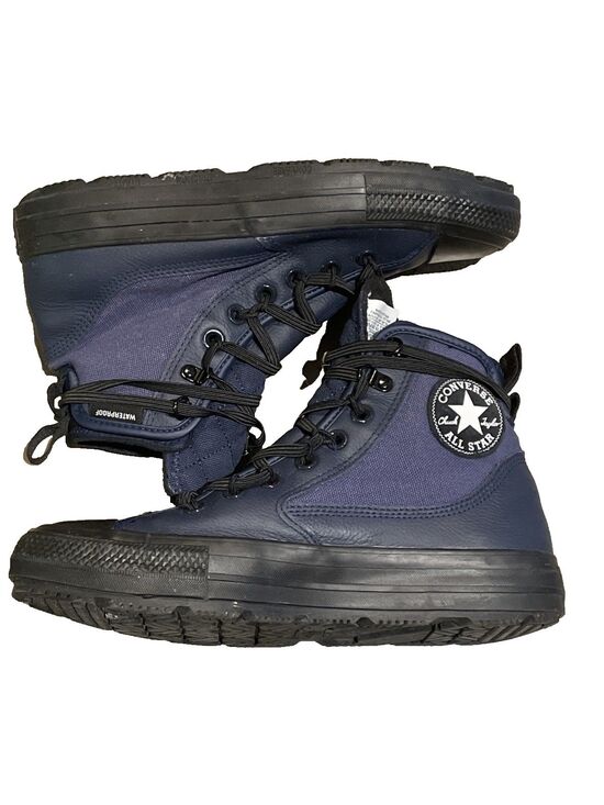Converse Chuck Taylor All Terrain Waterproof Navy Leather A05570C M6.5 W8.5